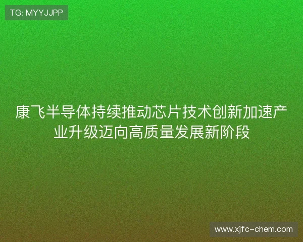康飞半导体持续推动芯片技术创新加速产业升级迈向高质量发展新阶段